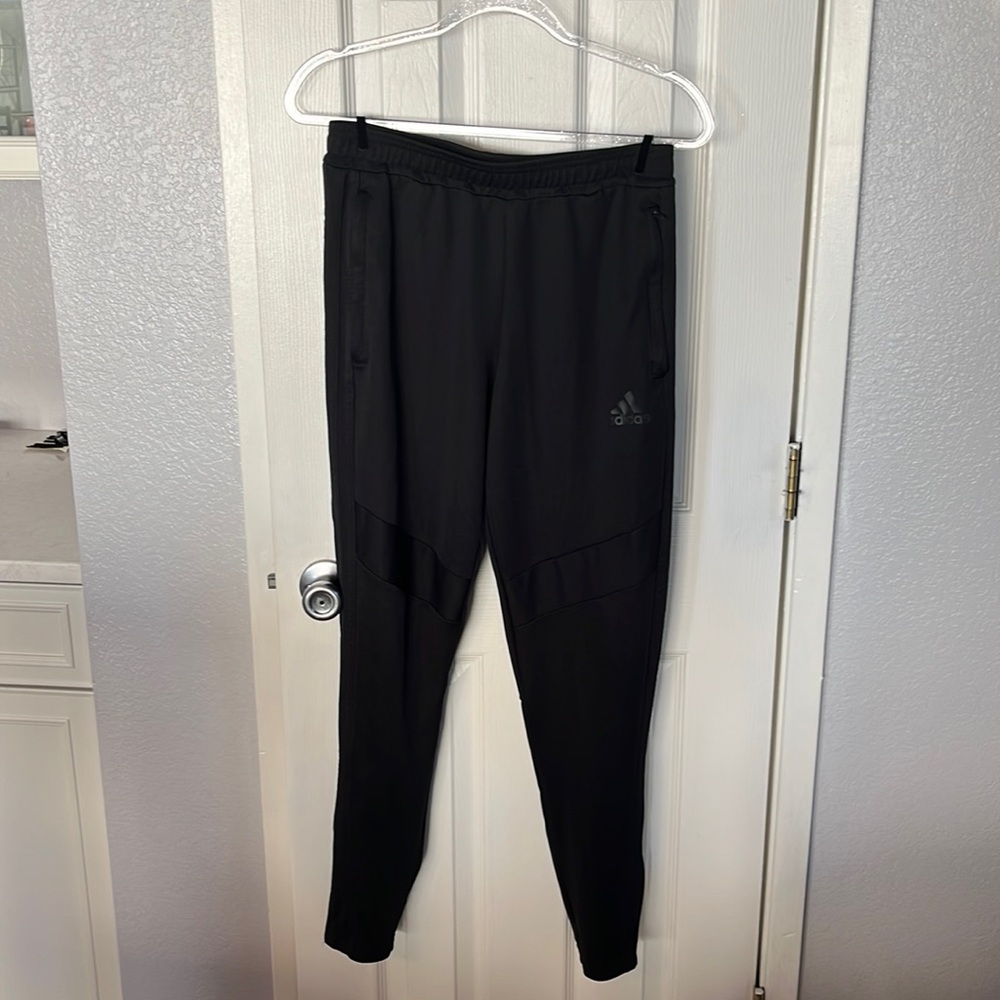Adidas men’s track pants with zippered pockets